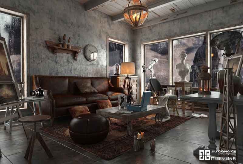 客厅餐厅卧室室内外装修效果图