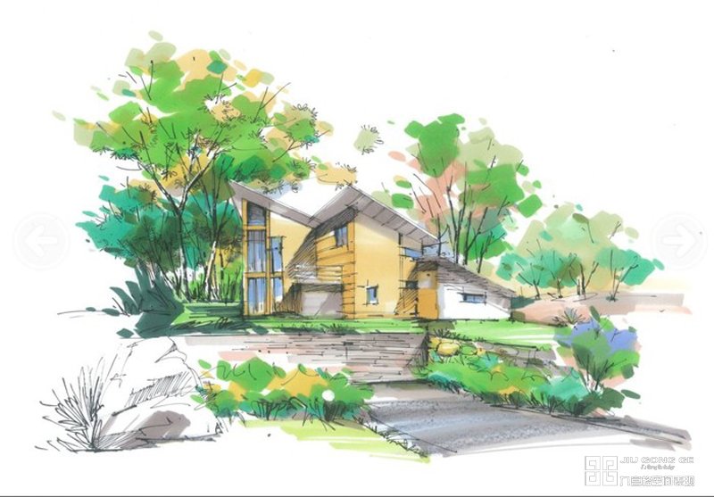 客厅餐厅卧室室内外装修效果图