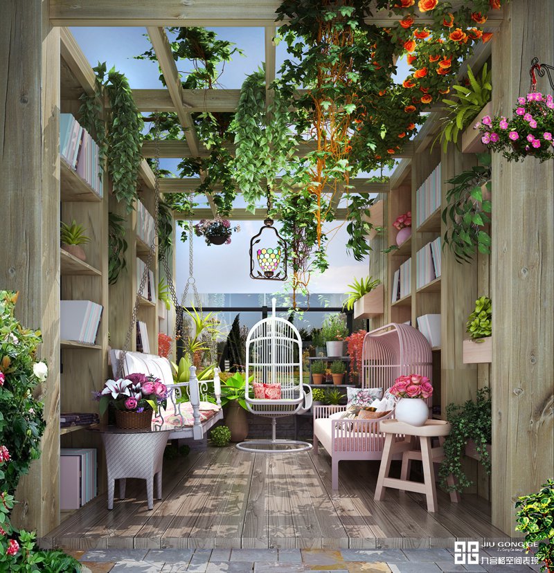 花园效果图制作