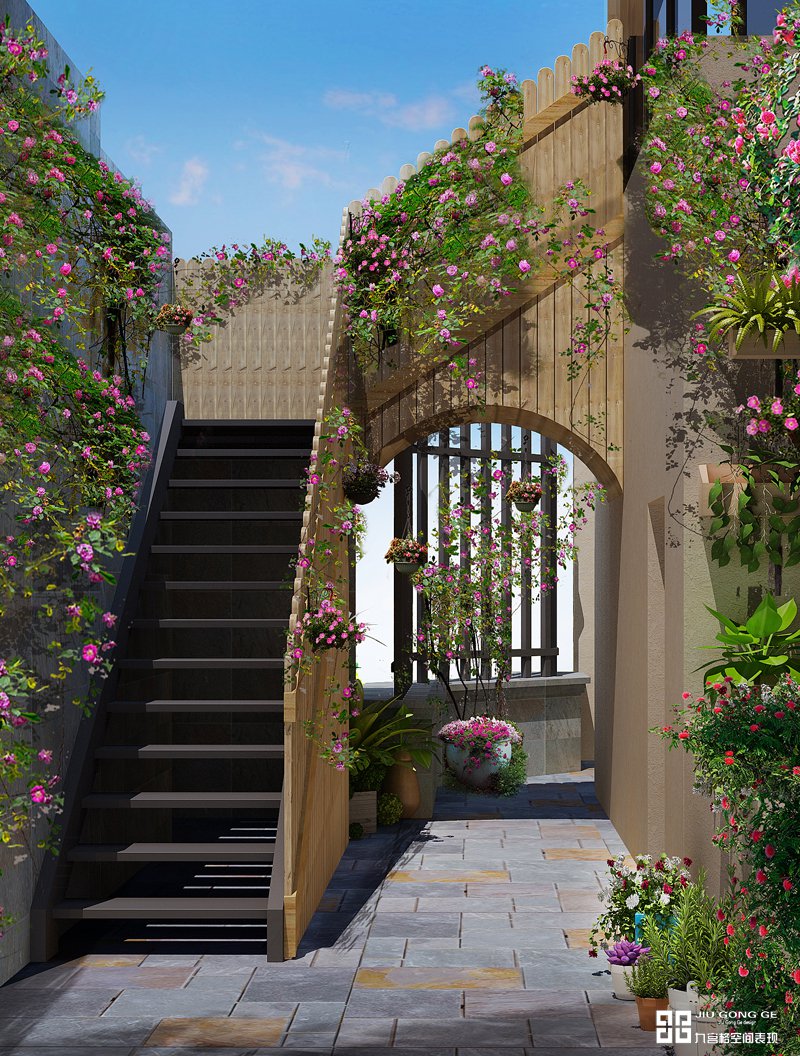 花园效果图制作